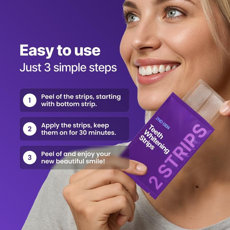Smileva™ - Purple Teeth Whitening Strips